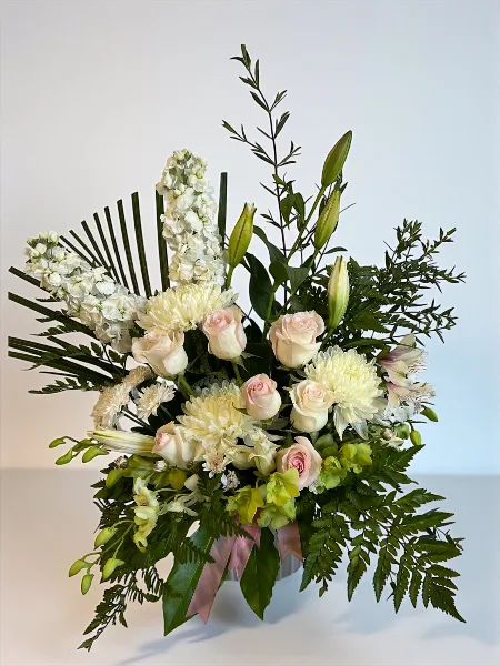 Large Flower Arrangement In Vase