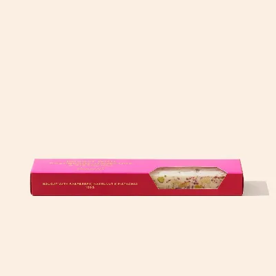Raspberry, Hazelnut & Pistachio Nougat