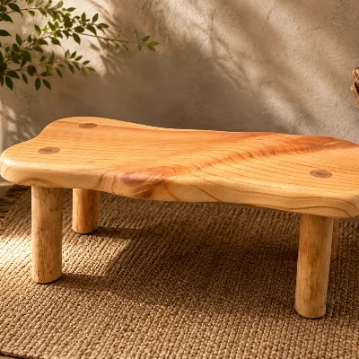 table    Cypress coffee table  with totara legs      670 mm long x  290mm wide  x 270 tall