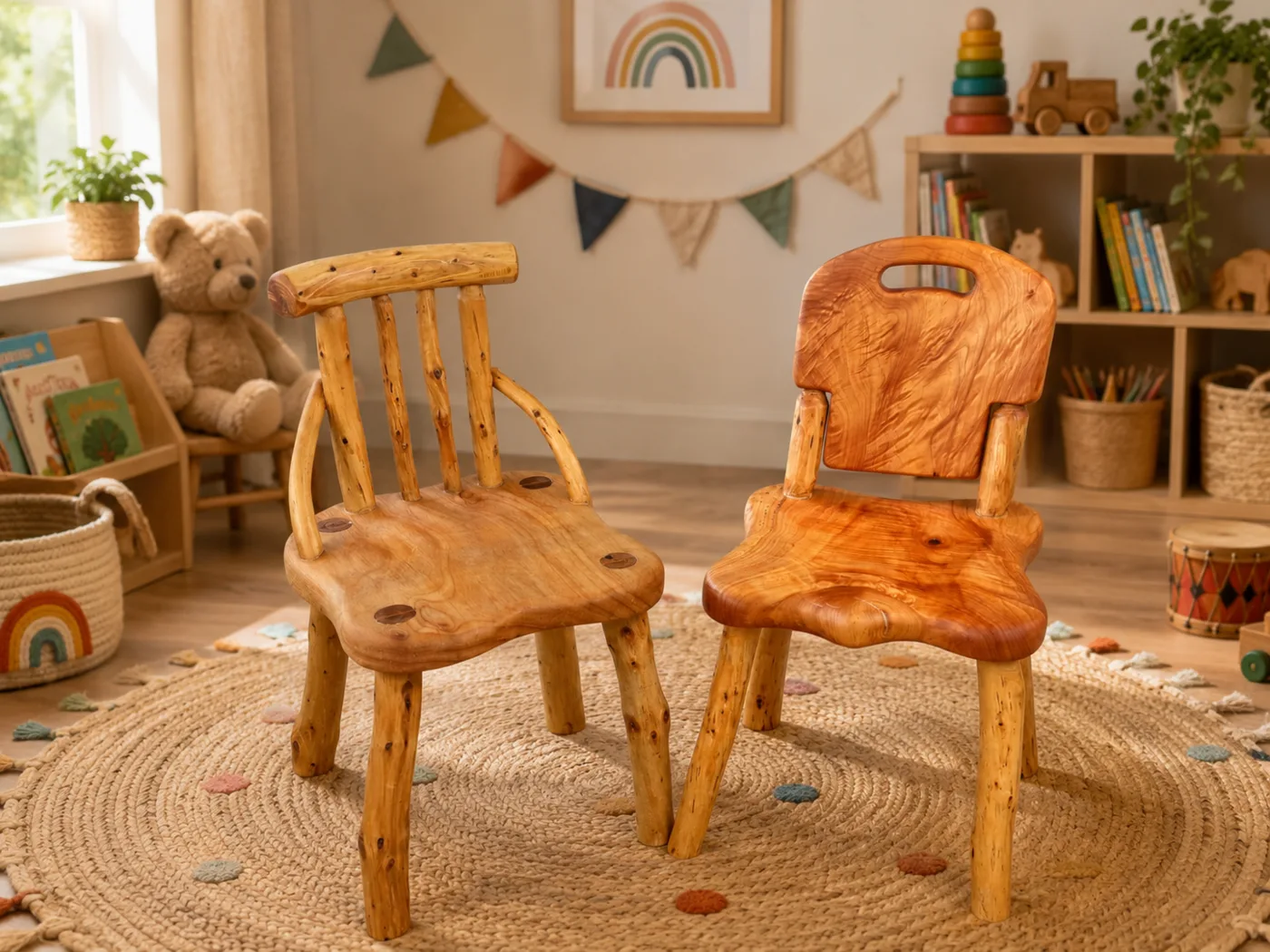 Kids free form chair        height approx 450mm