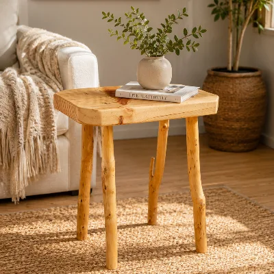 Tall stool          Macrocarpa Giraffe stool   Top 520mm x 290mm .......550mm tall