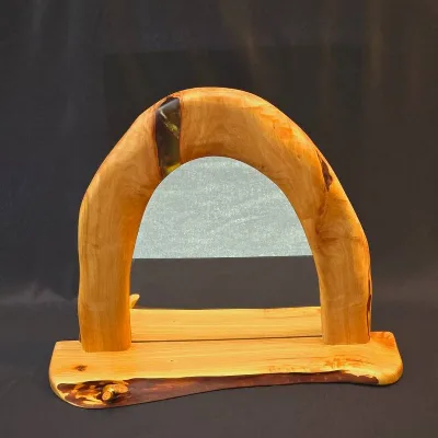 Hanging Shelf Mirror – Macrocarpa