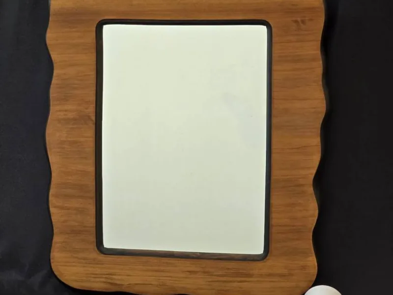 Mirror; Stained Rectangle - Macrocarpa