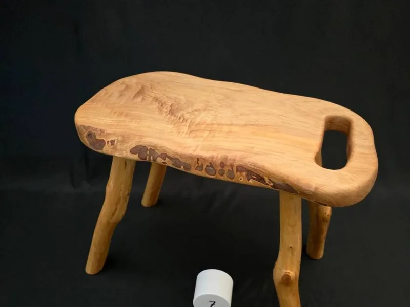 Stool (Handle) – Totara/Totara Saplings